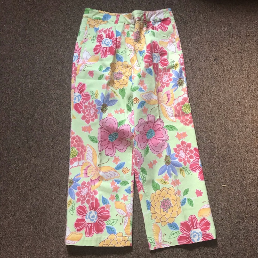 Talbots embroidered summer pants